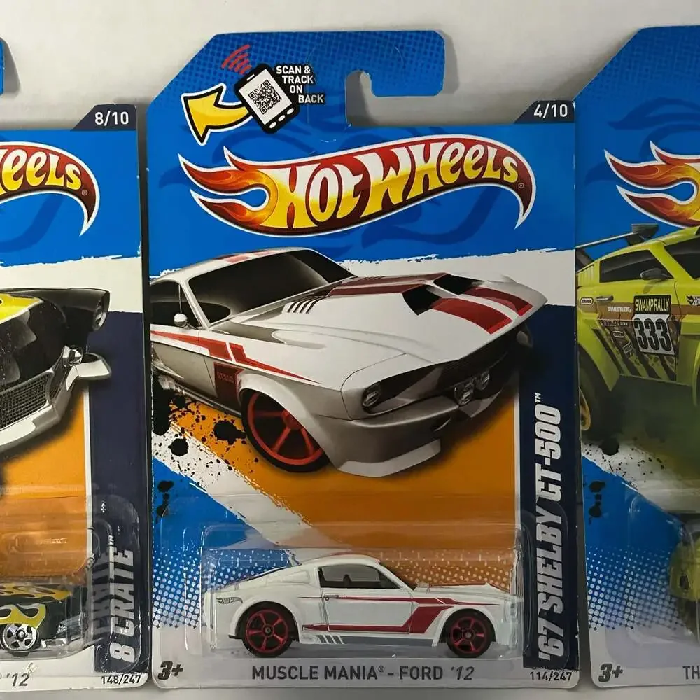 Lot of 10 Hot Wheels 2012 Mainline Diecast Cars